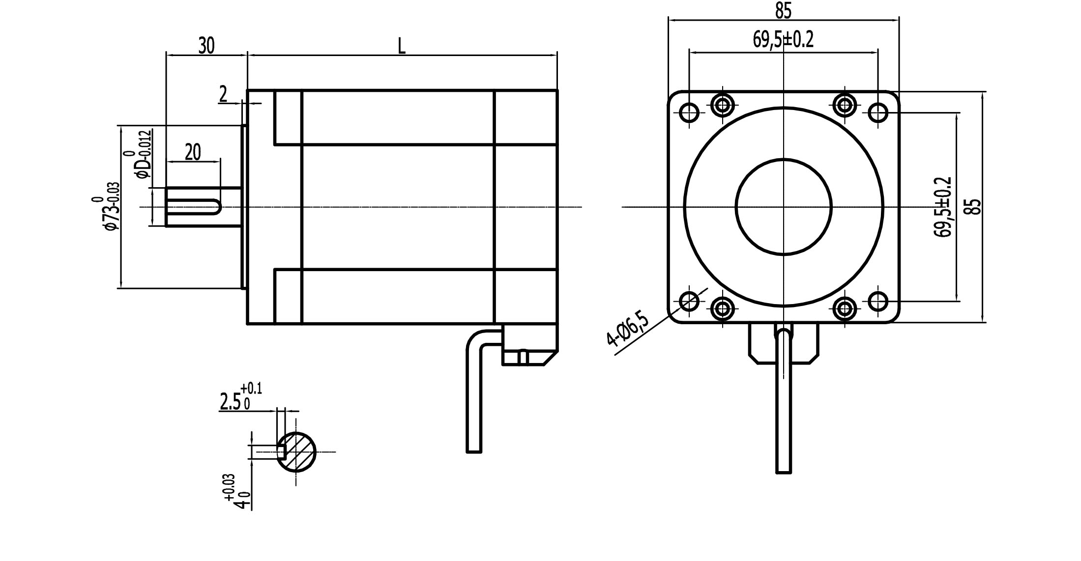 85 stepper motor